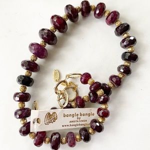 Amrita Singh Red Agate Chunky Stone Necklace